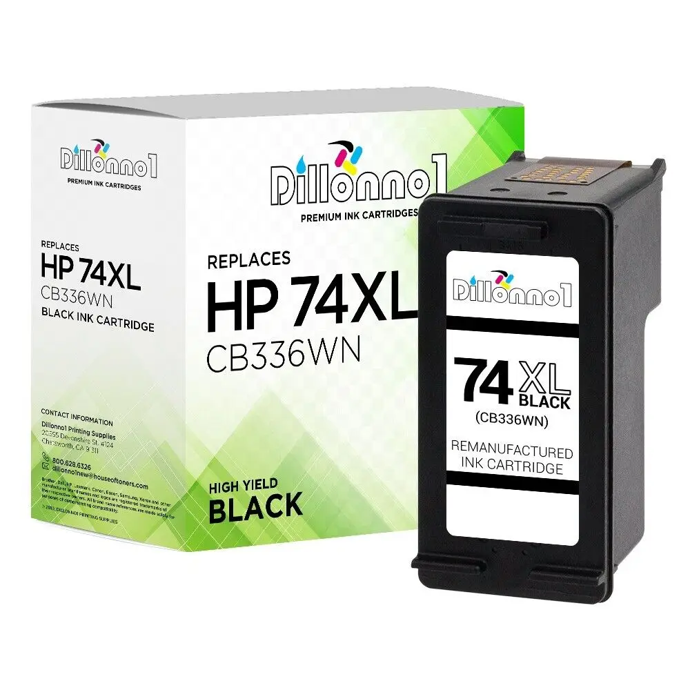 Encre noire # 74XL pour HP Deskjet D4260 D4263 D4268 D4280 D4360 D4363 D4368