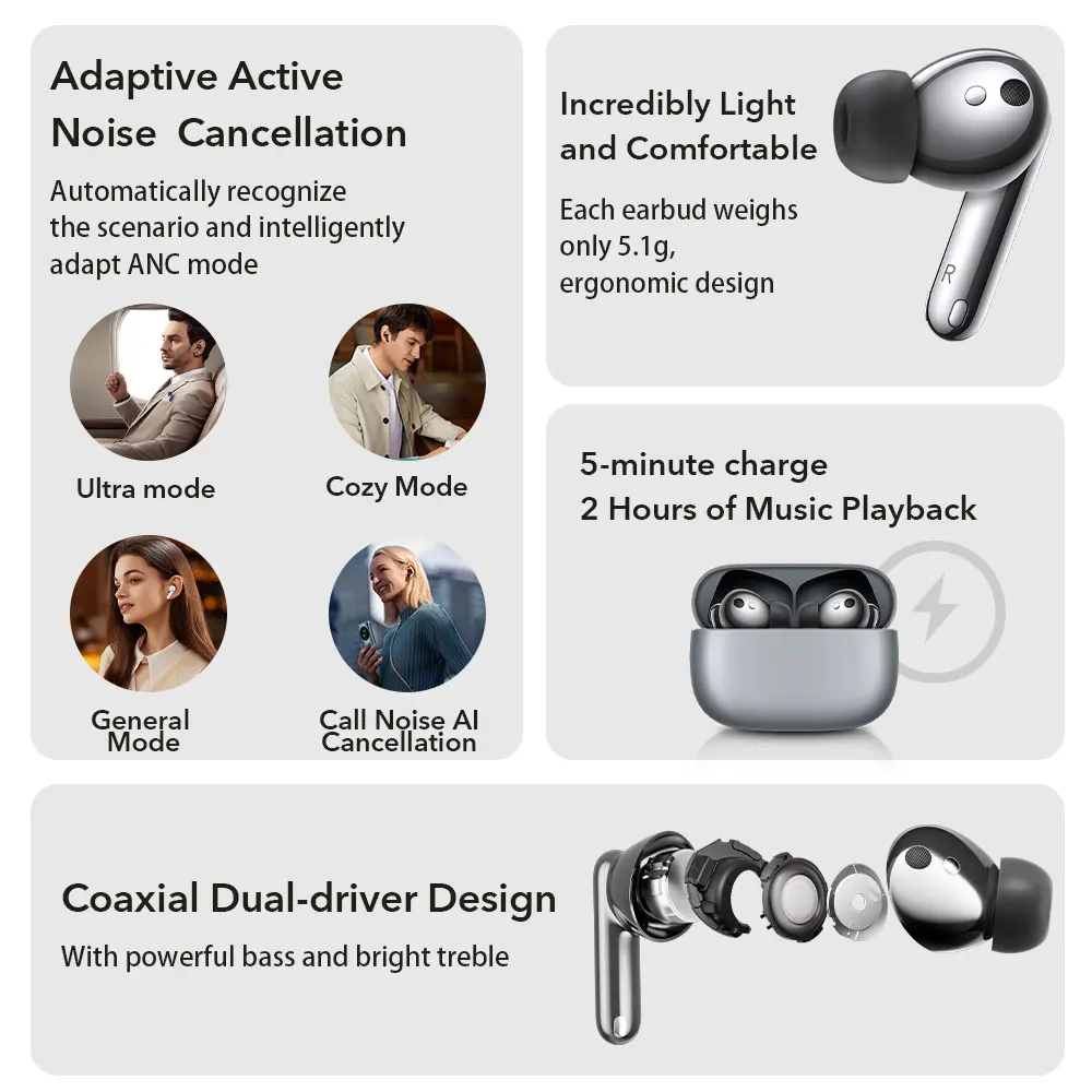 Honor Earbuds 3 Pro true wireless Bluetooth headset in-ear sports