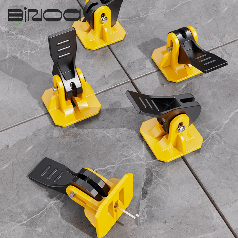 Binoax Floor Tile Leveling System Clips Leveler Adjuster Kit Set for the Tile Laying Fixing Flat Ceramic Wall Construction Tools