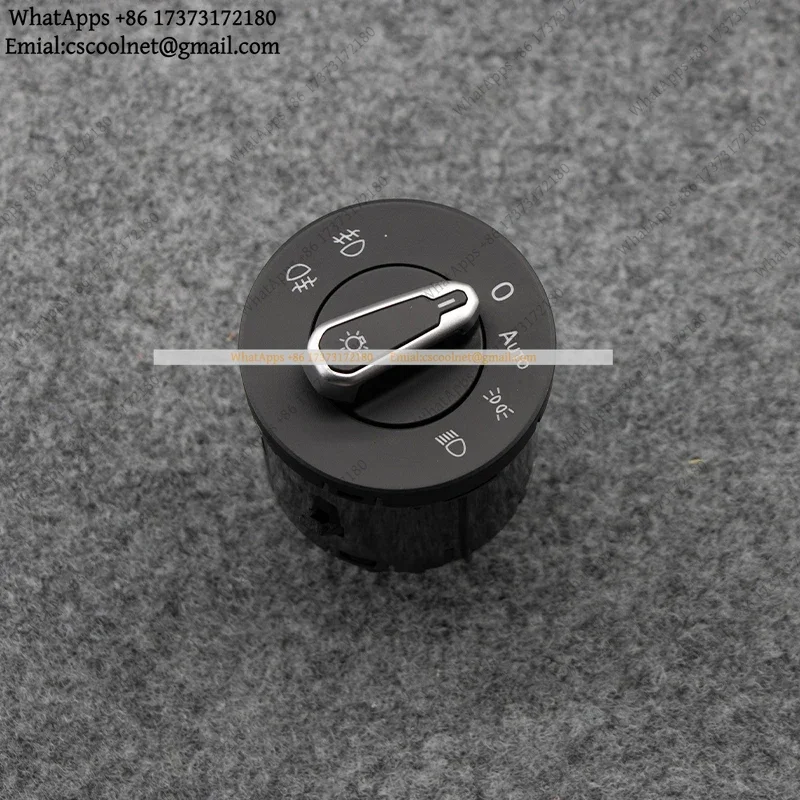 Chrome Automatic Headlight Fog Light Control Switch For VW Jetta MK7 Vento Passat Bora 5G1941431H