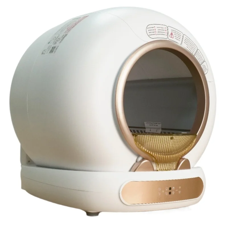

Cat Litter Box Automatic Self-Cleaning With 65L Large Space Smart Toilet for Multiple Cat Remote App