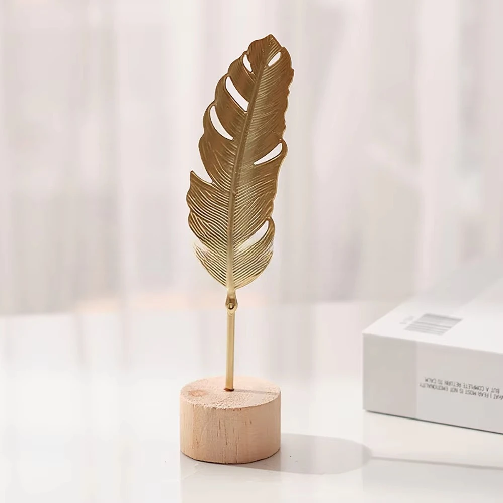 i10.9-Luxury metal crafts creative home entrance decorations iron art ginkgo leaf ornament