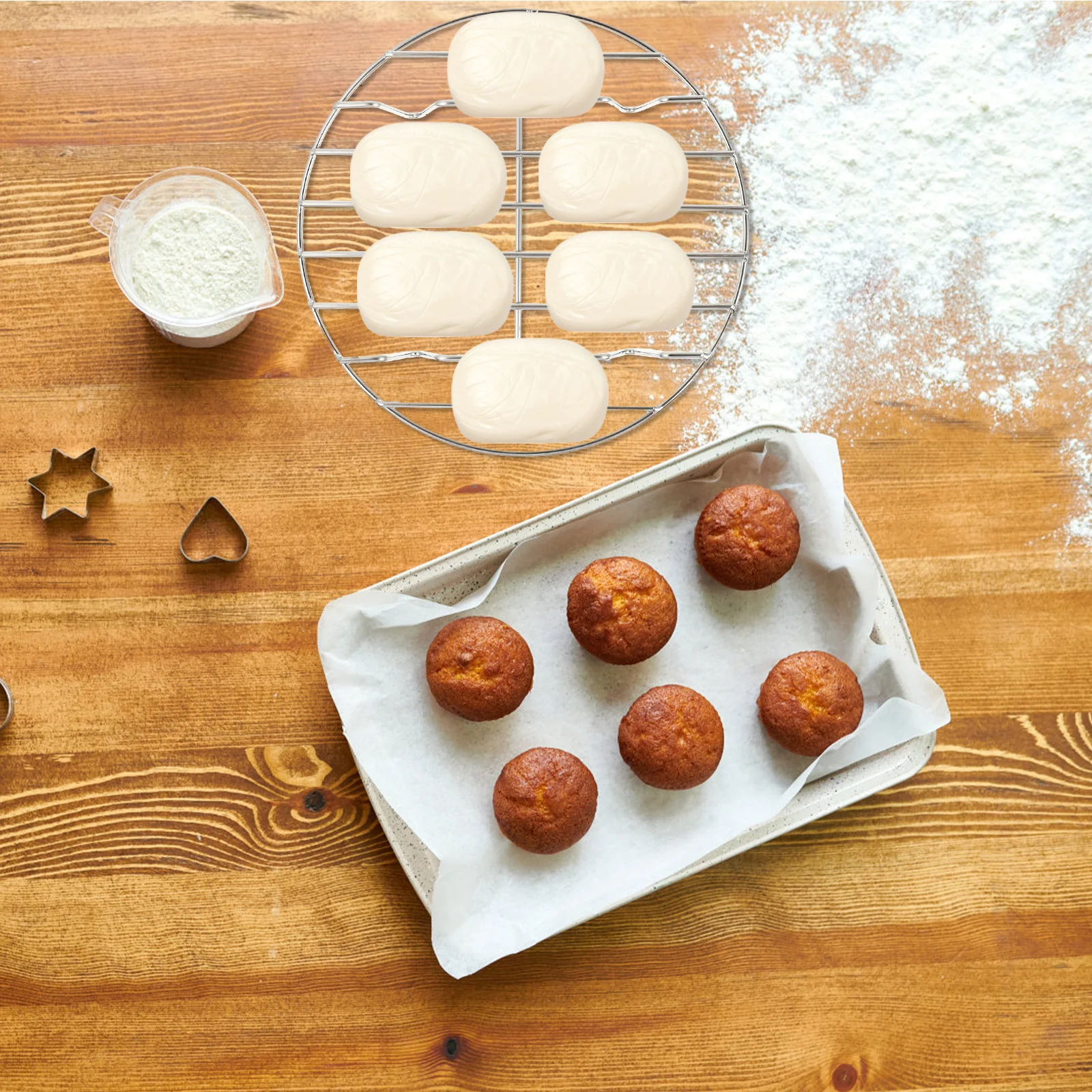 

Thickened Stainless Steel Steaming Rack for Electric Rice Cooker Multi Purpose Steamer Tray Heat Insulation Cooking Utensil