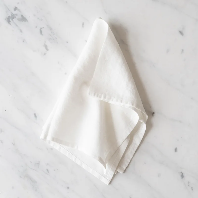 4PCS 18X18inch 100% Linen Napkins Pure Linen Classical Custom Home Large Table Napkins Cloth,Restaurant Wedding Dinner
