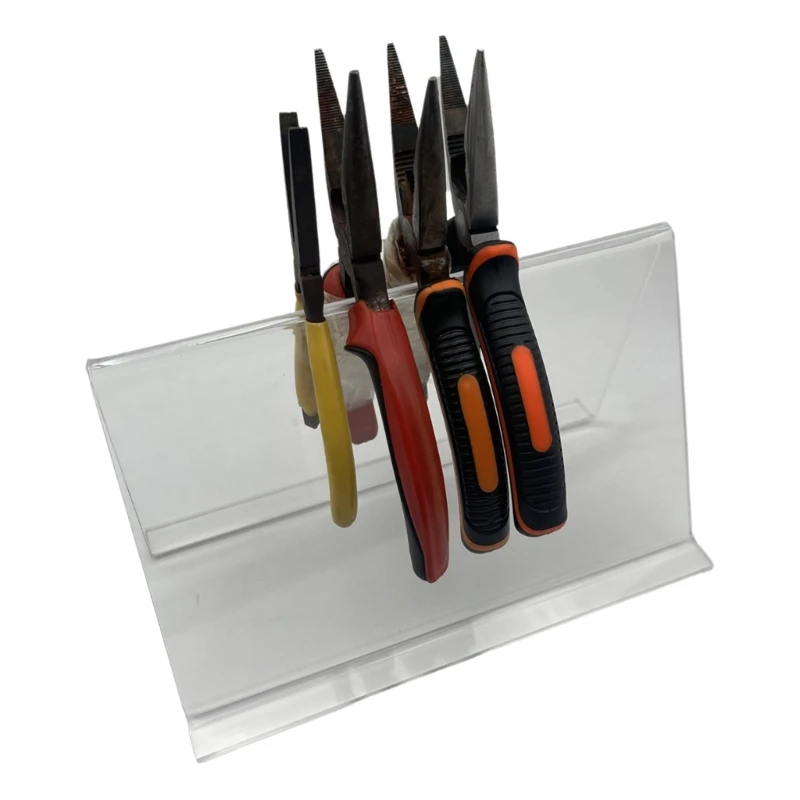 Portable Sturdy Acrylics Pliers Stand Efficient Tool Organization for Home and Workshop Household Use Accessory