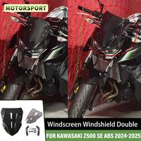 Windshield Windscreen For Kawasaki Z 500 SE Z500 SE ABS 2024 2025 Motorcycle Air Wind Deflectors Front Screen Shield Accessories