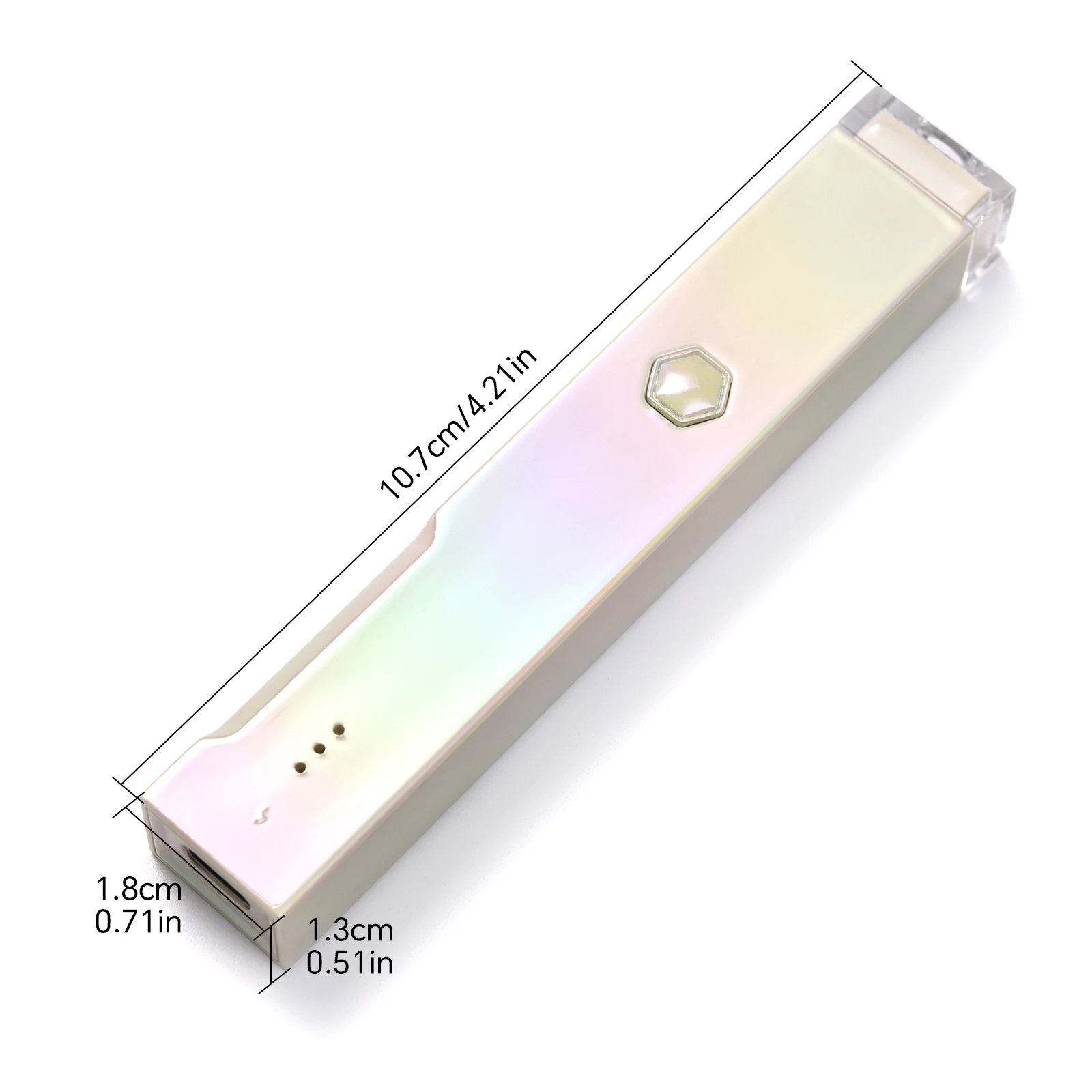 มินิมือถือโคมไฟเล็บ UV 6W สีรุ้งยาวนาน Quick เครื่องเป่าแบบพกพาเจลเล็บเครื่องมือแต่งเล็บมืออาชีพ