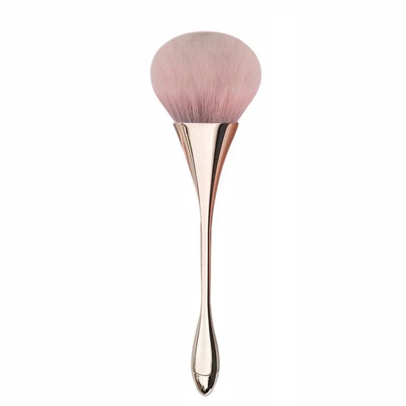 메이크업 브러쉬 Gold Powder Brush Professional Nail Art Make Up Brush Large Cosmetic Face Cont Cosmetic Face Cont Colorete Make Up Tool