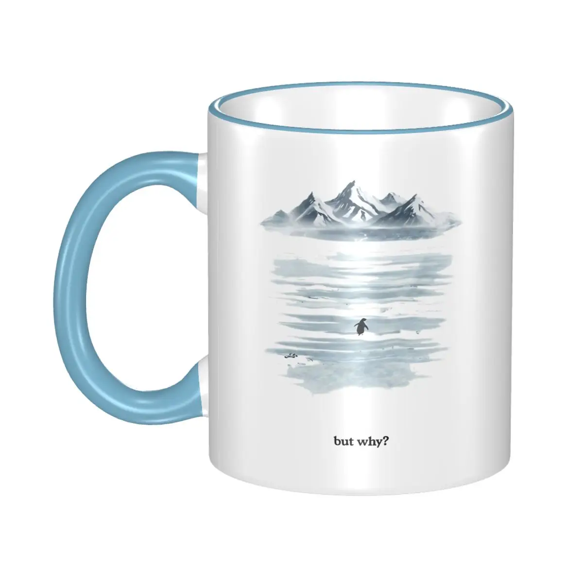 

Cute Nihilist Penguin But Why Werner Herzog Inspired Tea Cup Party Mug