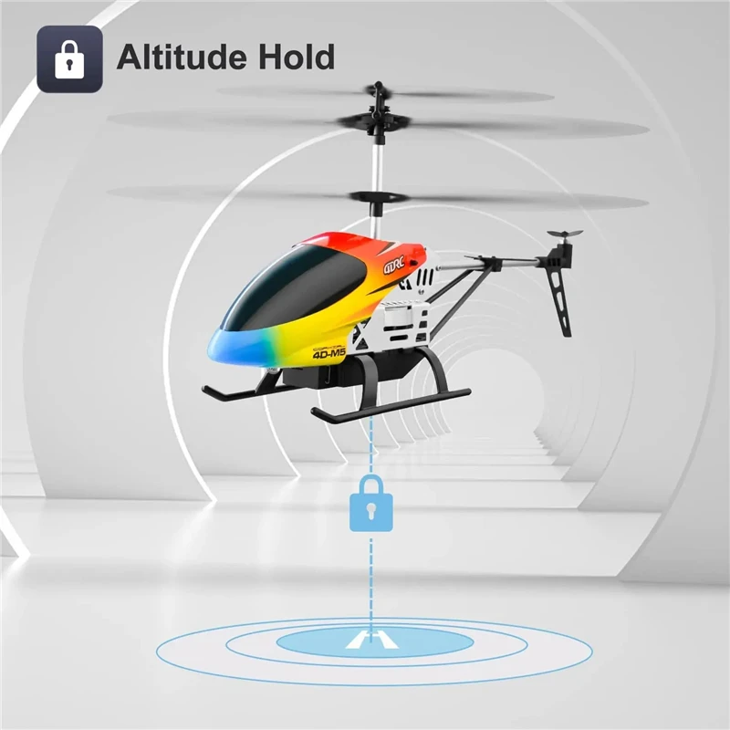 Remote Control Helicopter M5 Altitude Hold 3.5 Channel RC Helicopters with Gyro Indoor Flying Airplane Drone Toy Christmas Gift