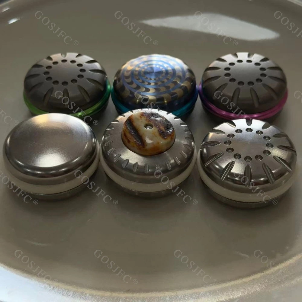 YOUBING EDC & SAO EDC Dorayaki التيتانيوم اللمس عملة ألعاب متململة للبالغين اسئلة تململ سبينر القلق الإغاثة الأدوات #5