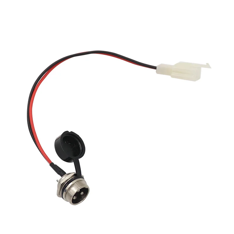Electric Scooter Charger Port 3 Pin Compatibility for Most For Kids E Scooters Quick and Convenient Installation