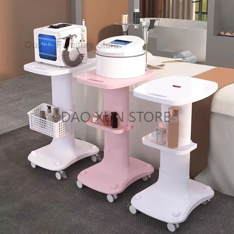 Cosmetic Hairdressing Trolley Storage Portable Acrylic Utility Auxiliary Cart For Beauty Carrito Auxiliar Salon Furniture MQ50TC