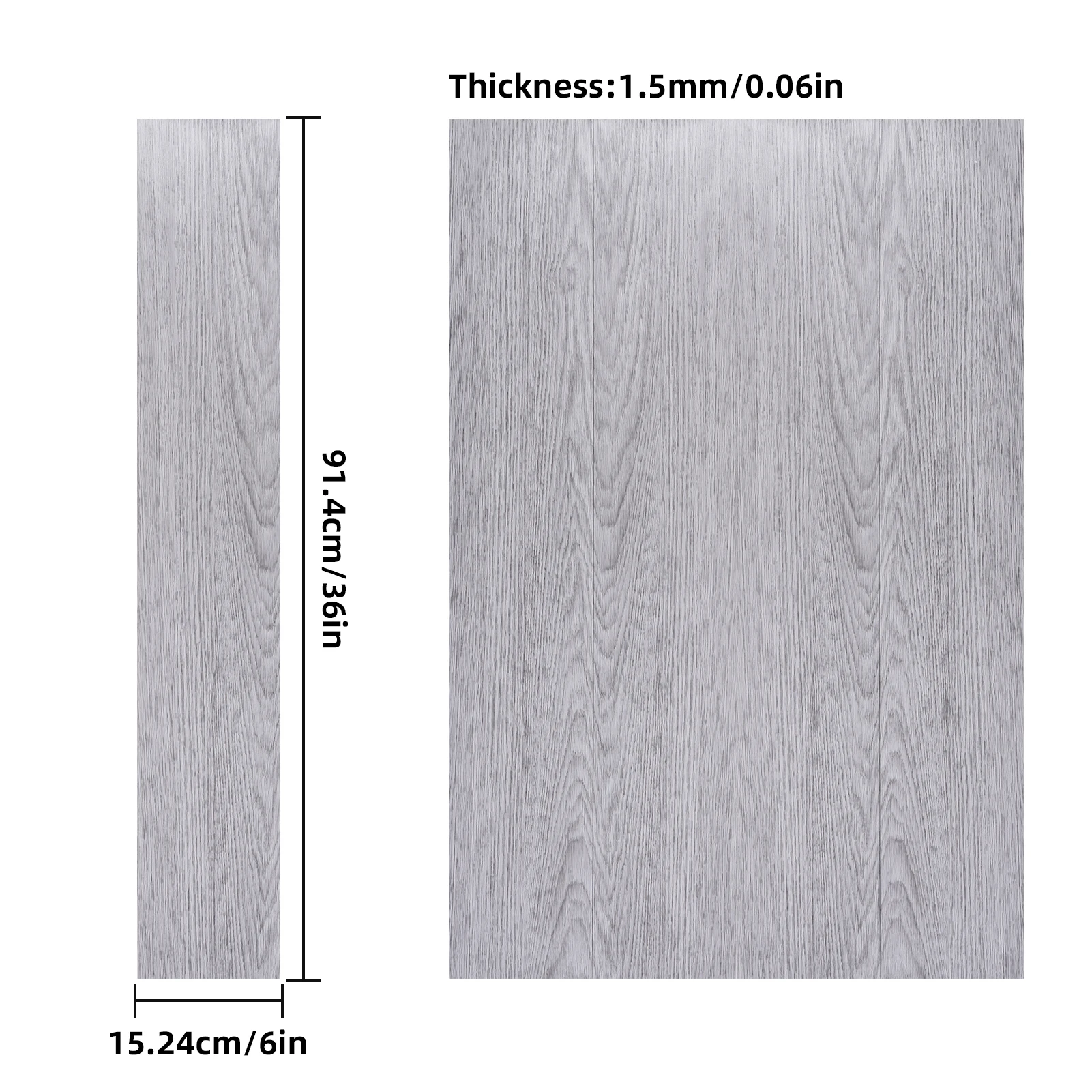 36Pcs Wood Grain Self‑Adhesive - Home Decor Vinyl Flooring review and price