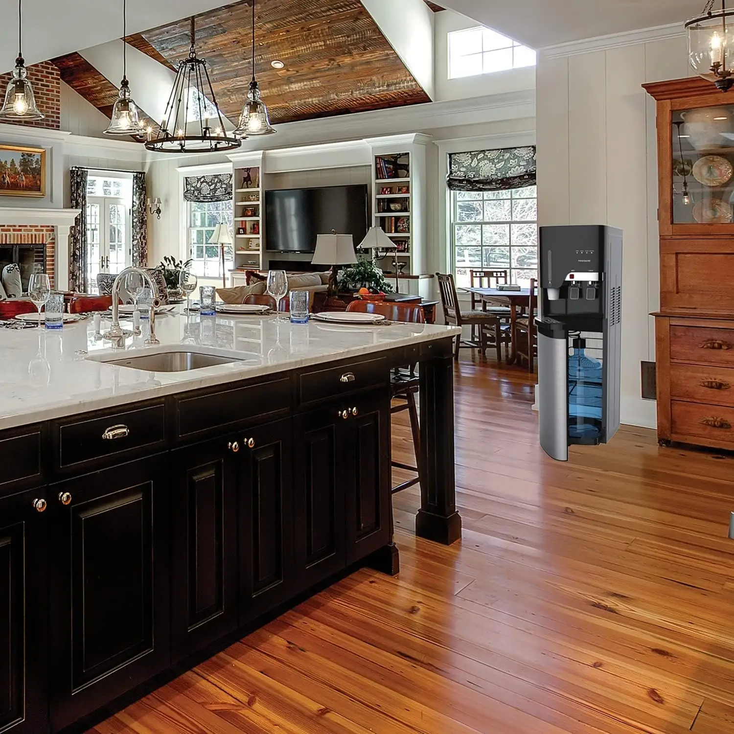 Frigidaire EFWC900 Water Cooler/Dispenser with Cup Storage -2 Temperature Settings - Bottom Loading -