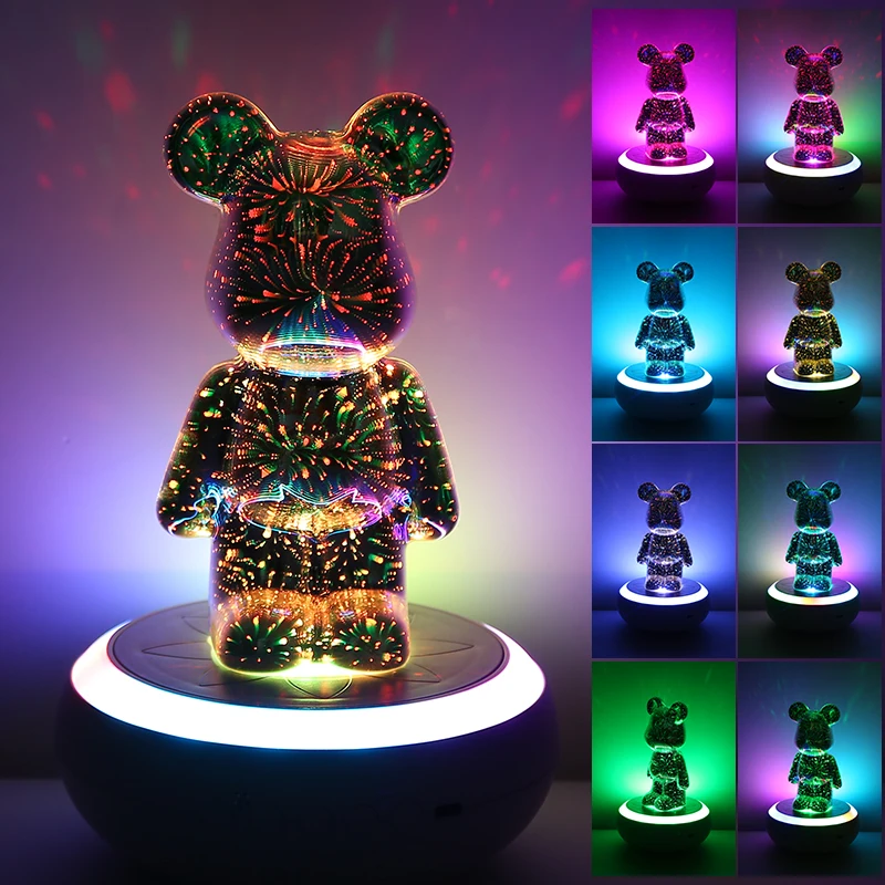 

Here comes the gorgeous 3D glass bear decorative light! With its unique shape and charming light, it adds a special charm to you