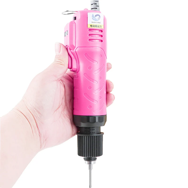 SUBAO manico dritto cacciavite elettrico corto piccolo mini cacciavite 801 220V strumento dritto per progetti fai da te industriali domestici