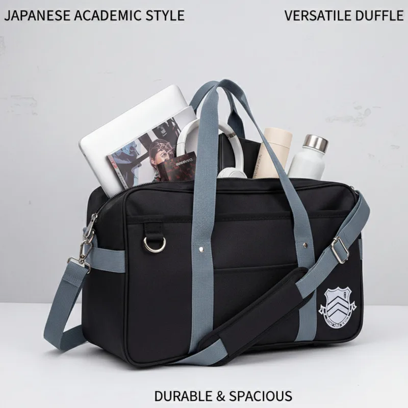 JK Style Letter Persona 5 Backpacks Shujin Academy School Bag Anime Backpacks Ren Amamiya Japanese Student Commuter Handbag New