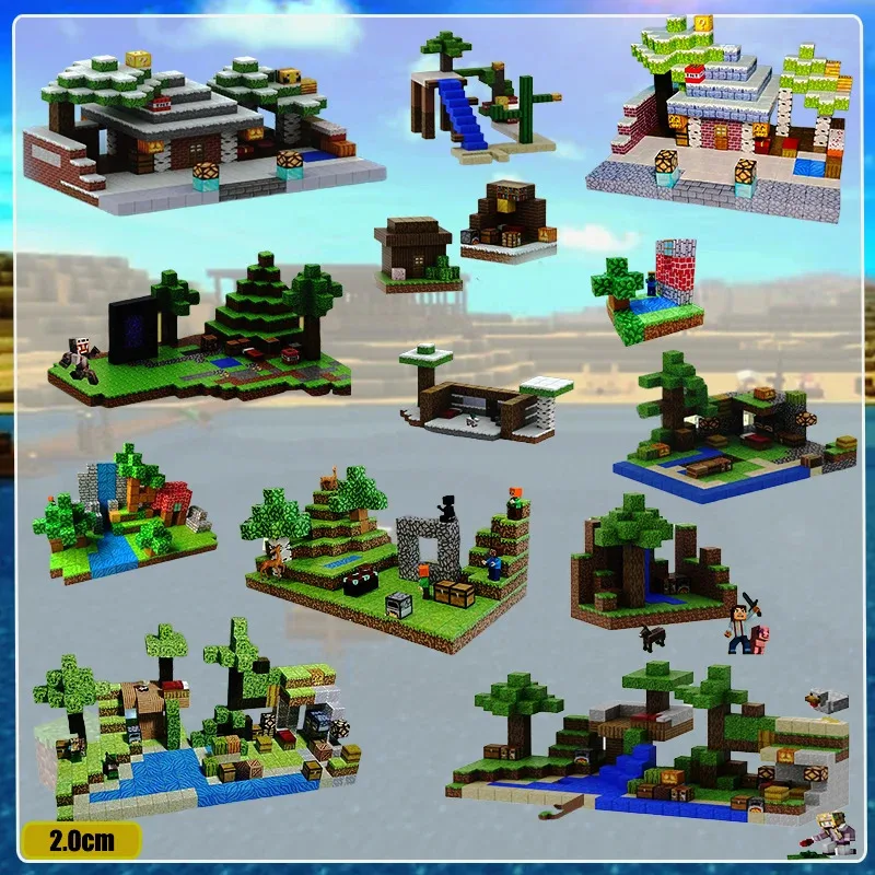 Magnetische Blöcke – Bauszenen-Architektur-Set für Jungen und Mädchen ab 3 Jahren, Bau-DIY-Lernspielzeug