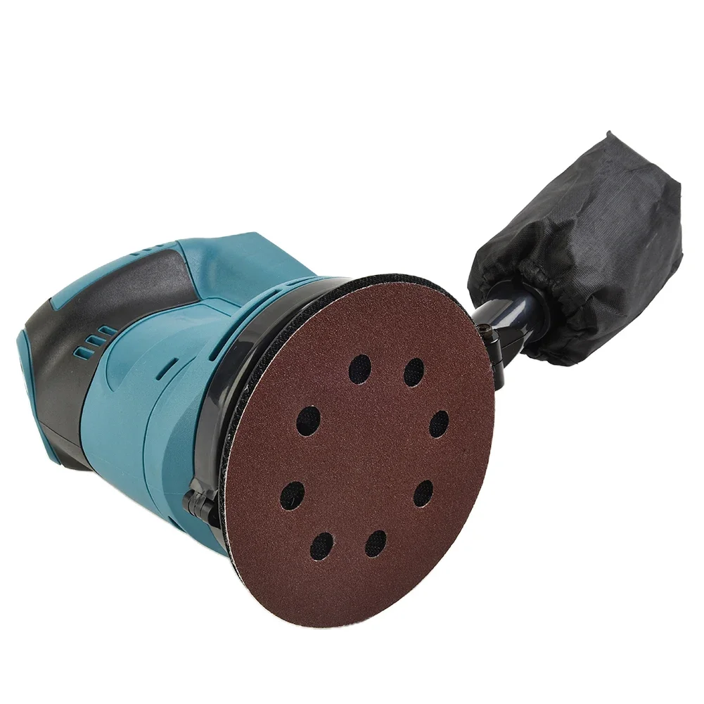 125mm Brush Motor Cordless Orbital Sander Wood Grinder Wood Metal Waxing Polishing Grinding Machine For Makita 18V Battery Parts