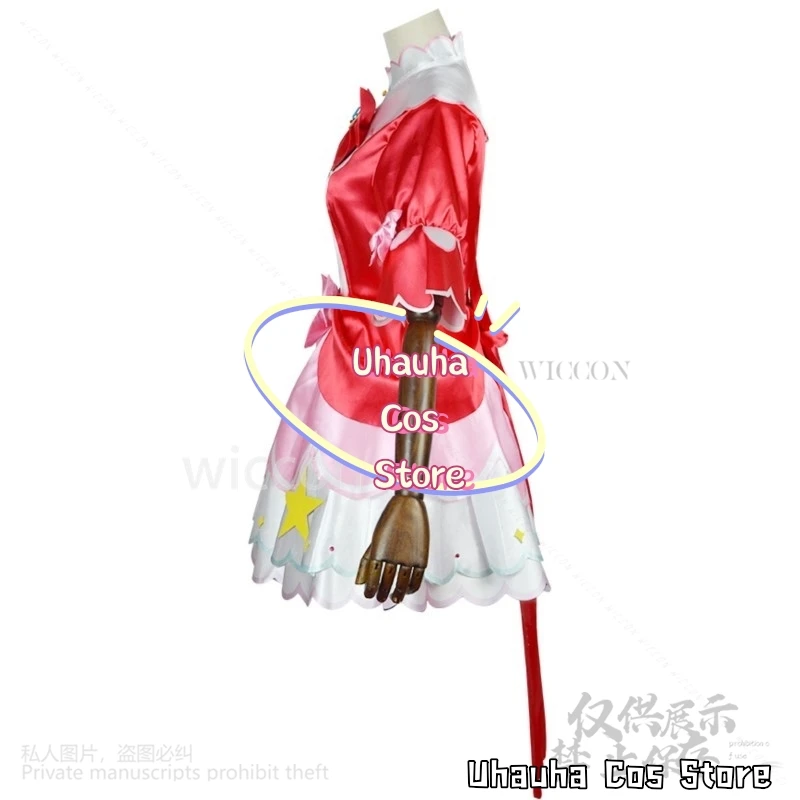 Project Sekai 3rd Anniversary Wonderlands×Showtime Mikuuu ชุดสีแดง Lolita วิกผมสีเขียวสําหรับสาวคริสต์มาสฮาโลวีนที่กําหนดเอง