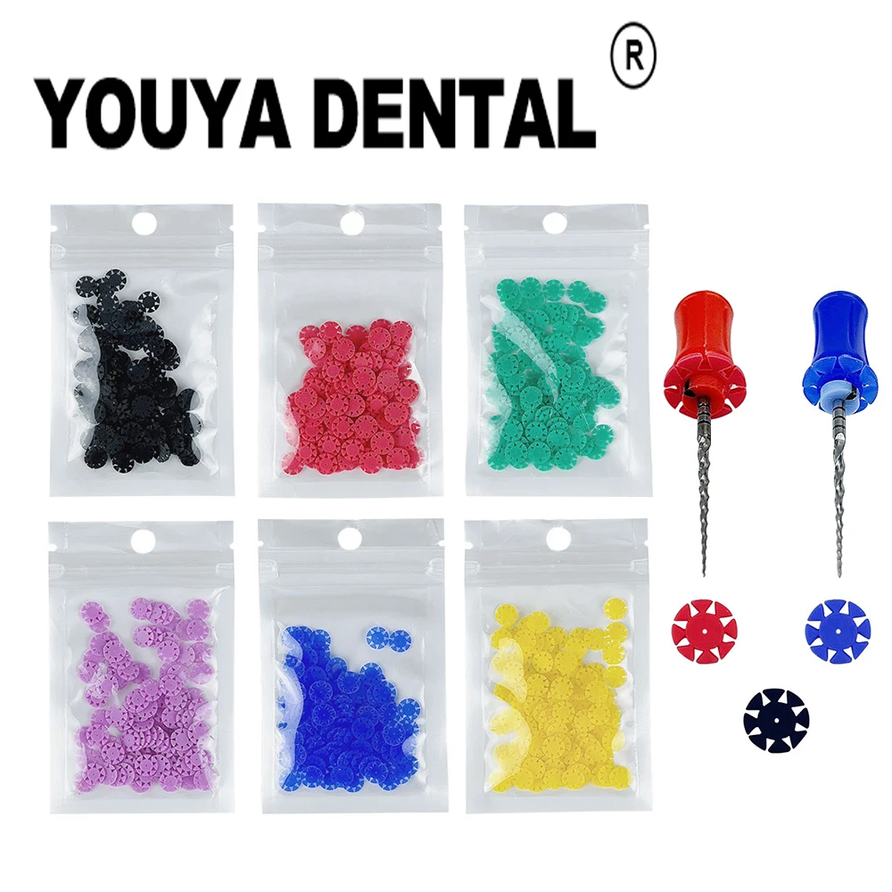 

100pcs/bag Dental Root Canal File Disinfection Marking Circle Ring Silicone Counting Stopper Dentistry Materials