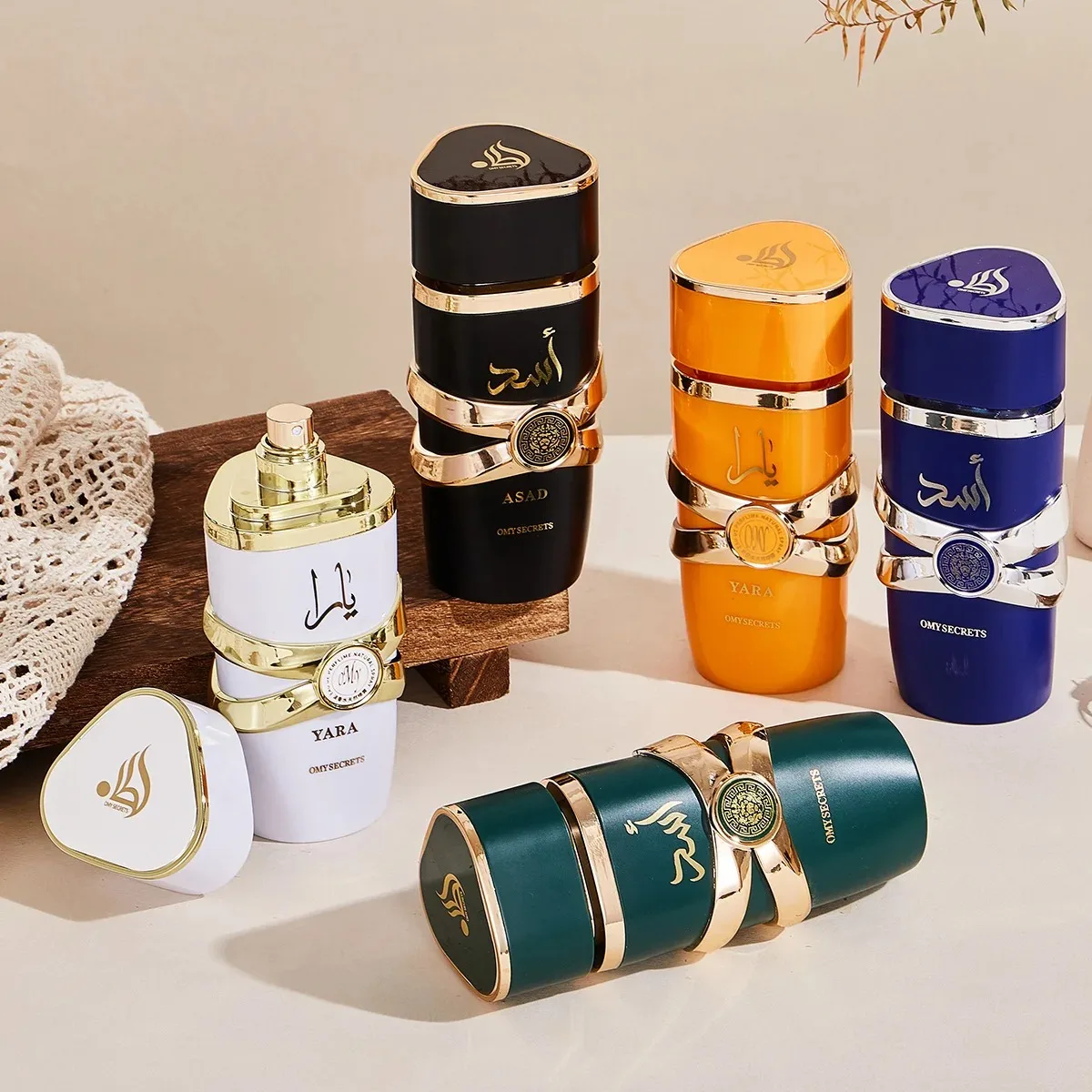 

30ml*5 Unisex Eau De Parfume Arabic Yara Amber Scent Long Lasting Floral Fragrance Luxury Gift Set Perfume Unisex perfume Fruity