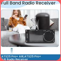 X12A-ATS25 Pro+ AIR Full Band Radio Receiver FM SW SSB MW LW AIR SDR Aviation Band Receiver Supports Bluetooth WIFI