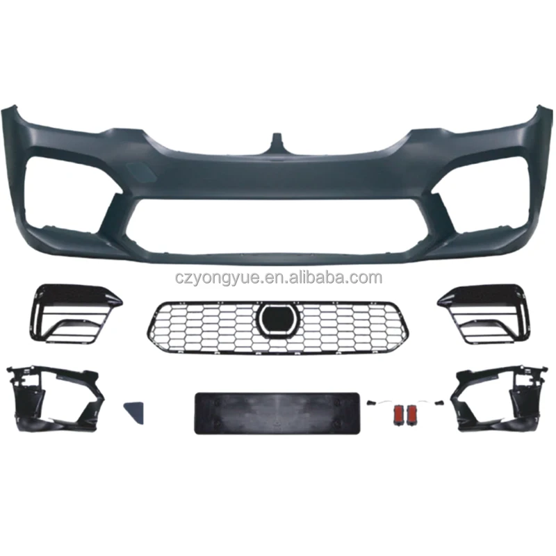 

Dream Garage G30 Front Bumper Cover M5 LCI Bumper Upgrade 2021 M5 Front Bumper For 5 Series G30 G38 2017 2018 2019 2020