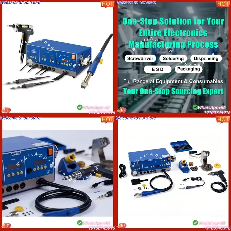 2026CE Industrial Precision FR702 Multi-function Soldering Iron Desolder Hot Air Rework Station for Electronic Repair