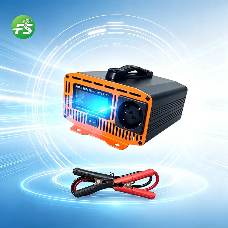 Fonsoul Pure Sine Wave Inverter 1300W DC 12V to AC 220V Solar Converter Europe Sockets for RV/Home Appliance