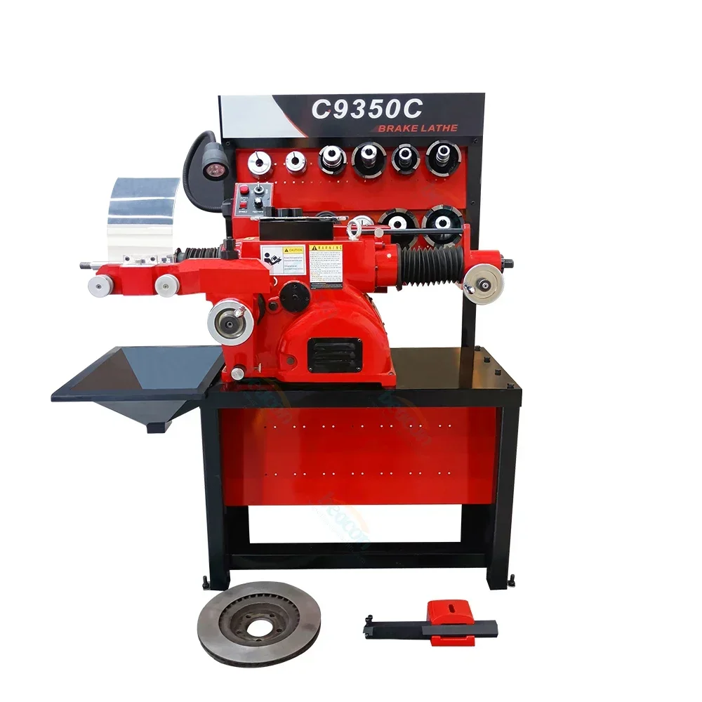 C9350C Automotive Brake Disc Lathe Machine Grind Balancing Repair Grinding Skimming Drum Cutting Equipment