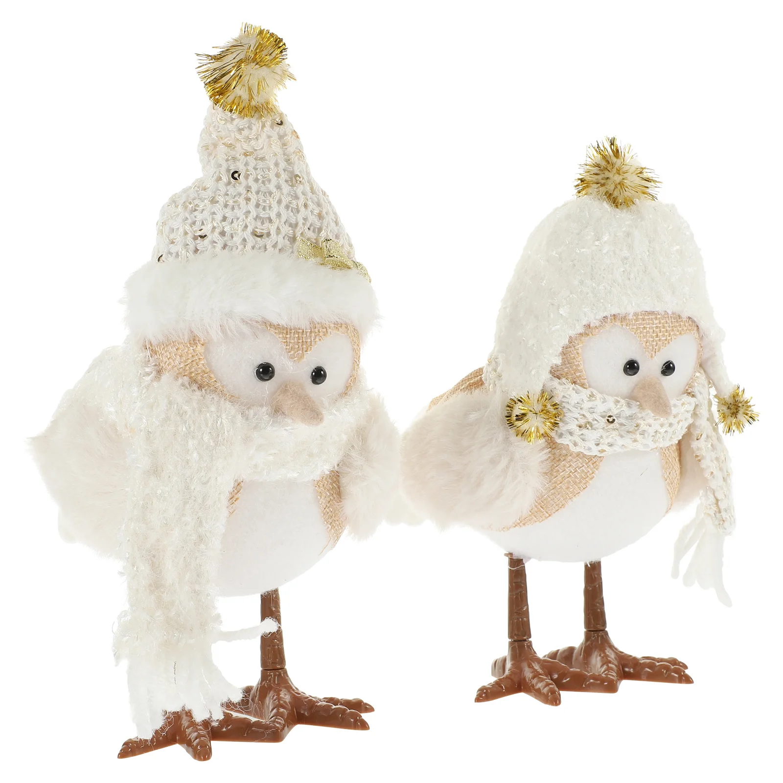 

2pcs Decor Christmas Lighted Decoration Luminous Ornament For Table Centerpiece Xmas Home Party Desktop Adornment