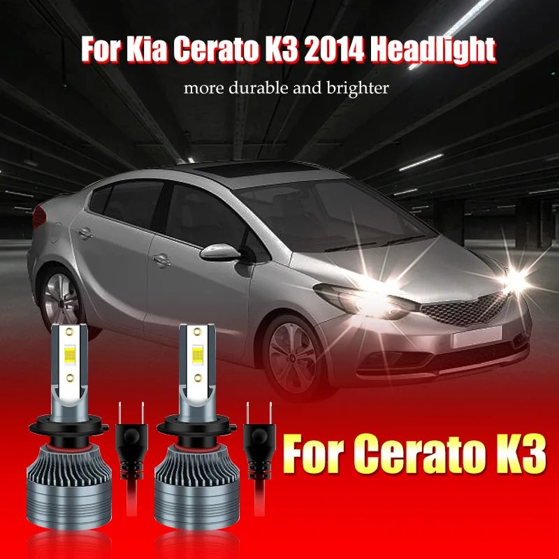 For Kia Cerato K3 H7 Car LED Headlamp LED Headlight Bulb 2Pcs 4300K 6000K Xpower Recomark