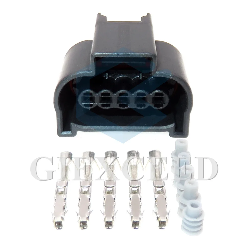 

1 Set 5 Pin Electrical Connector 1.5 Series Car Socket Automotive Cable Harness Sealed Waterproof AC Assembly Adapter 1897208-1