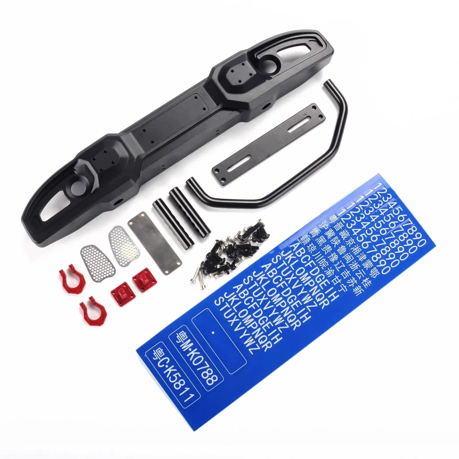 

Алюминиевый передний бампер для радиоуправляемого краулера Rlaarlo mk07, деталь для тюнинга масштабного радиоуправляемого автомобиля