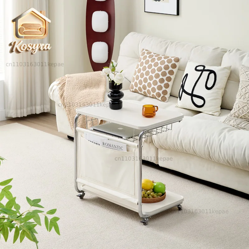 Side several movable living room sofa manufacturers supply small apartment balcony simple small tea table mobile portable light