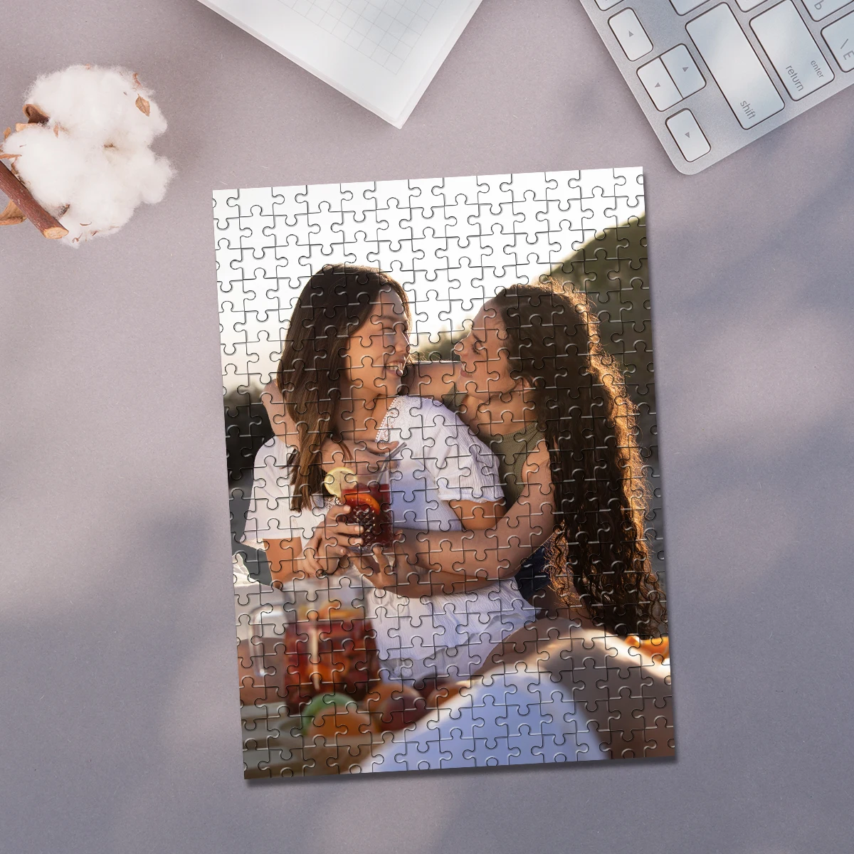 35/300/500/1000pcs Personalized Custom Photo Puzzle photo Diy Toy for Kids Anniversary Festival Best Gift