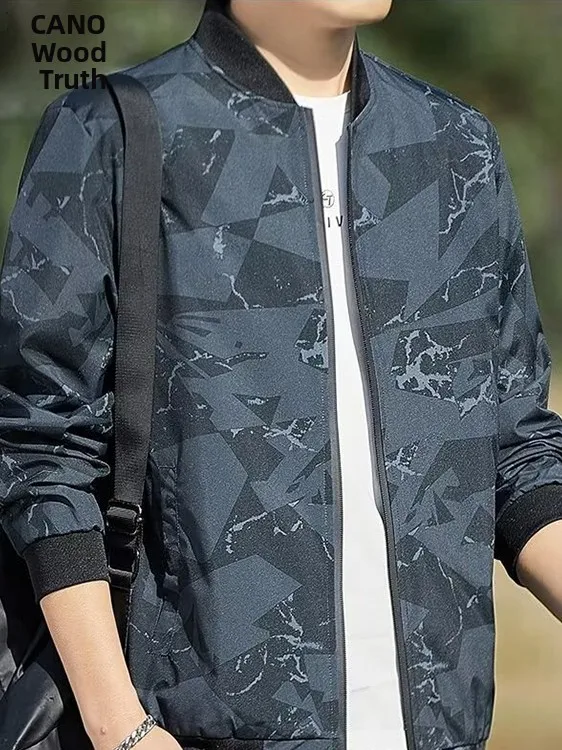 

Мужская куртка TUCANO: весенне-осенняя, повседневная, свободного кроя, приталенная, в корейском стиле, универсальная, с воротником-стойкой и застежкой-молнией