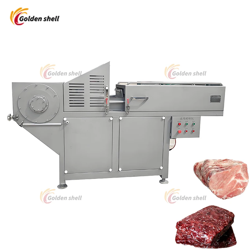 Good Quality Labor Saving Frozen Pork Frozen Meat Processing Machines Frozen Meat Cutter Machines