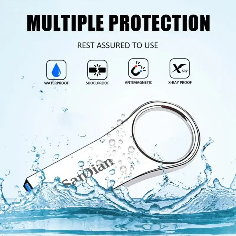 2TB Pendrive High Speed USB Flash NewDrive 512GB Mini Portable Pendrive 256GB Metal Flash Disk 1TB Newest USB KEY Memoria For PC