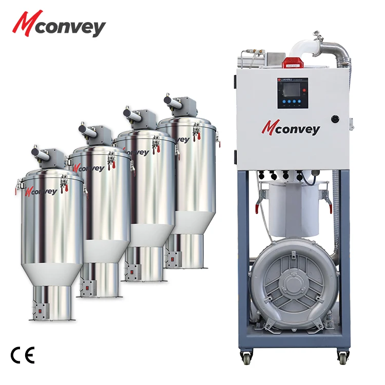 One to Four Separate Type Plastic Material Granules Auto Loader Vacuum Hopper Loader Loading Machine