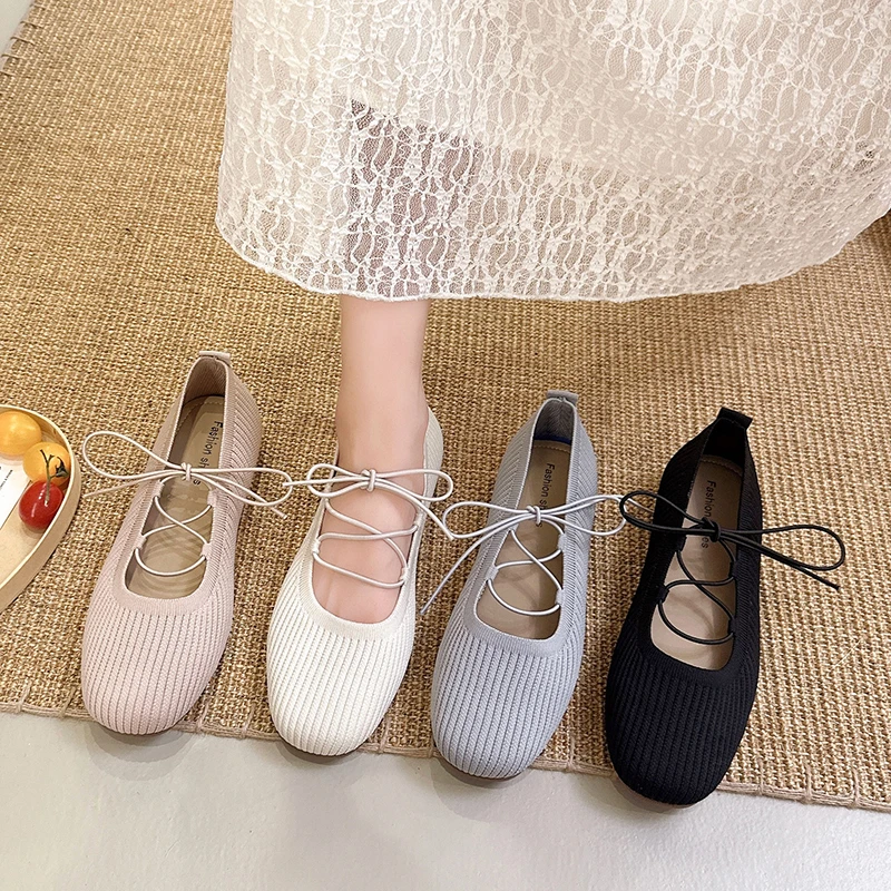 Chaussures plates pour femmes Frenchly Gentle Marie-Jeanne, nouveau style d'été
