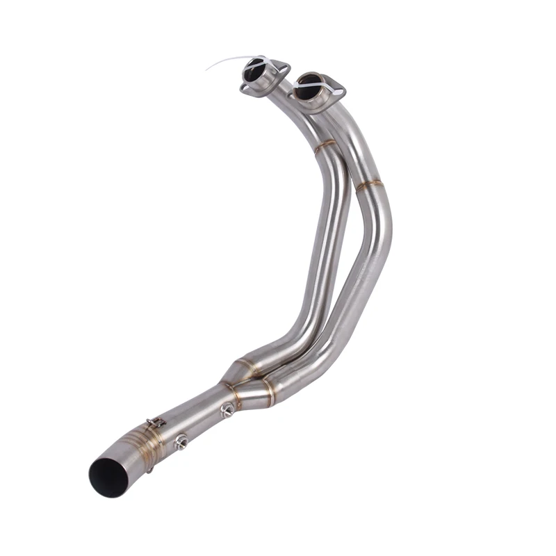 

Для Yamaha MT07 FZ07 Tracer7 GT XSR700 2025 2026 мотоциклетная выхлопная система, соединительная труба, без шнуровки, глушитель 51 мм, нержавеющая сталь