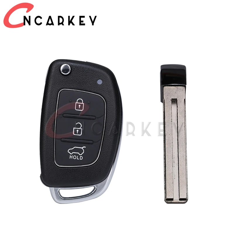 Remote Case Fob Flip Folding Car Key Shell 3/4 Buttons For Hyundai HB20 For SANTA FE IX35 IX45 For Accent I40 For Solaris