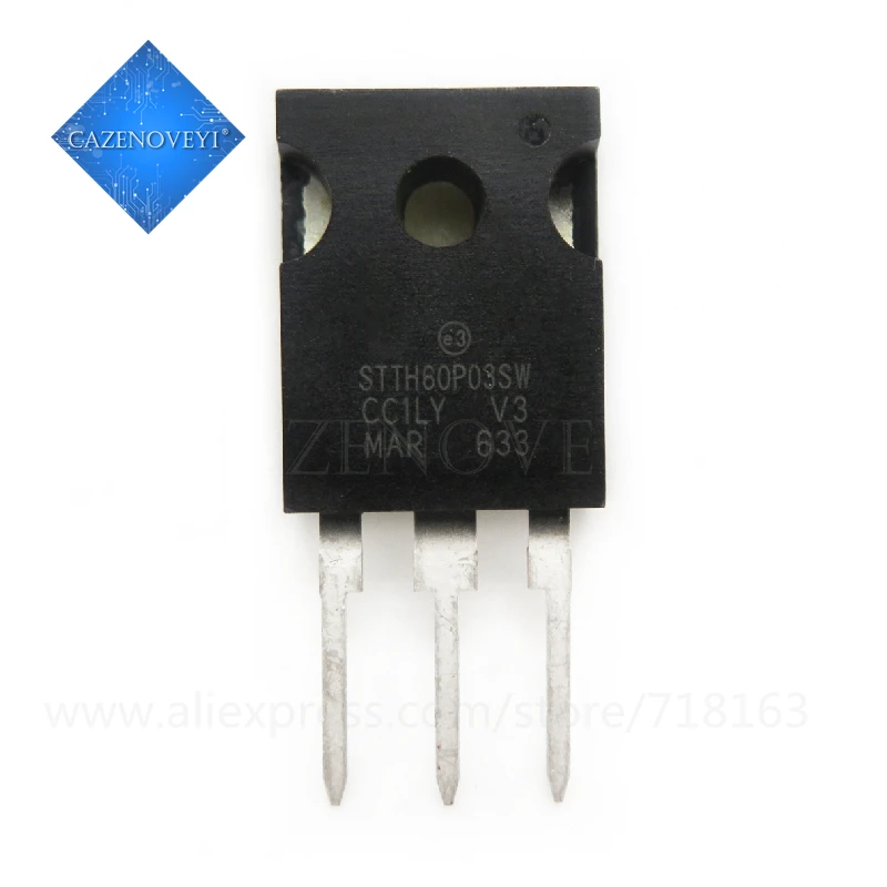 5pcs/lot STTH60P03SW STTH60P03 60P03SW TO-3P In Stock