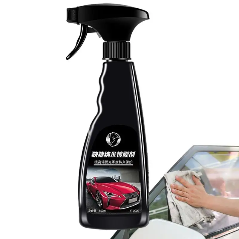 

Car Polishing Spray 550ML Car Water Spot Remover High Protection Automotive Paints For Mini Van SUV Truck RV Cleans Restores And