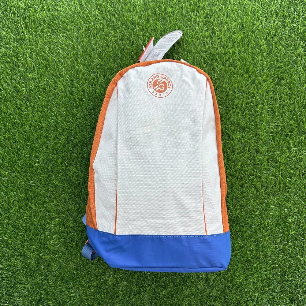 Wilson 2024 Team Roland Garros Backpack French Open Large Capacity Orange Blue Grey Double Shoulder Tennis Bag