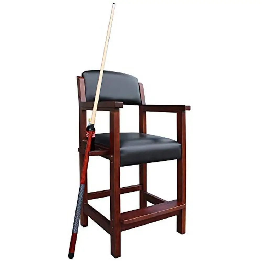 Moderner Billardhocker mit gepolsterten Sitzen und integriertem Stauraum, 25" L x 22,5" B x 44,25" H, bequemer Spektatorstuhl, Spielzimmer