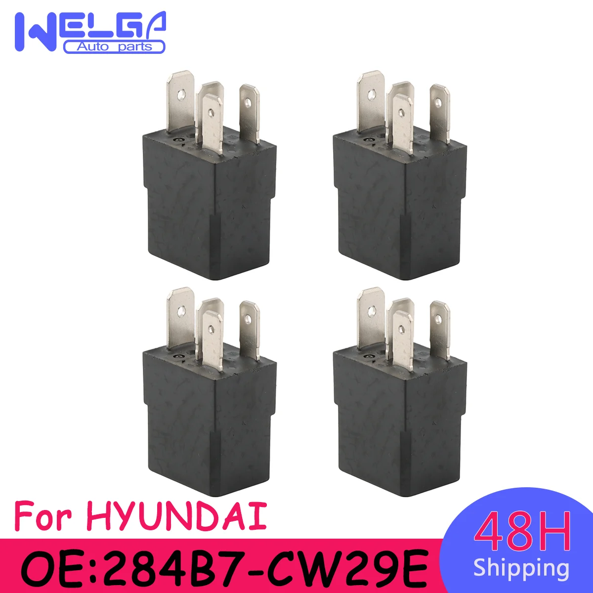 4 Uds relé automotriz 284B7-CW29E para HYUNDAI ACCENT ELANTRA GENESIS SANTA TIBURON para MAZDA 2 3 5 6 CX-3 CX-5 RX-8 piezas de coche